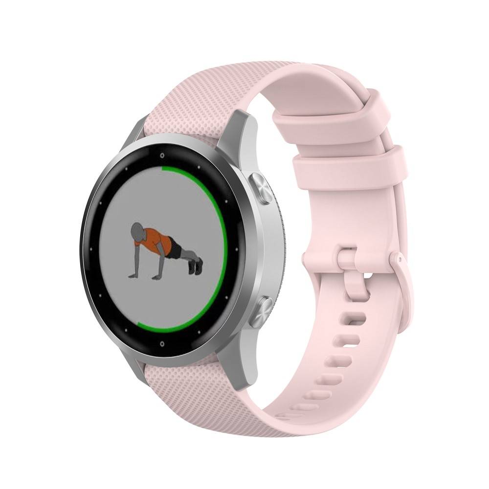 Garmin VivoMove 3S/VivoActive 4S urrem i silikone - Lyserød
