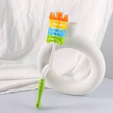 1 st Baby Rainbow flaskborste, 360° roterbar, lämplig för rengöring av flaskor och andra djupa behållare - Multifärgad (En-Storlek)