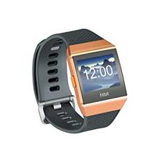 Fotover Ersättningsremmar för Ionic sportklocka justerbar andningsbar mjuk TPU armband armband tillbehör för jonisk fitness smartklocka liten stor med joniskt fodral, grå (L)