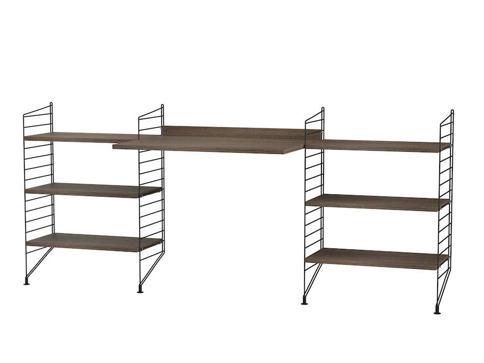 Kontor, bundle D fra String Sort - valnød - Jacobsen Plus