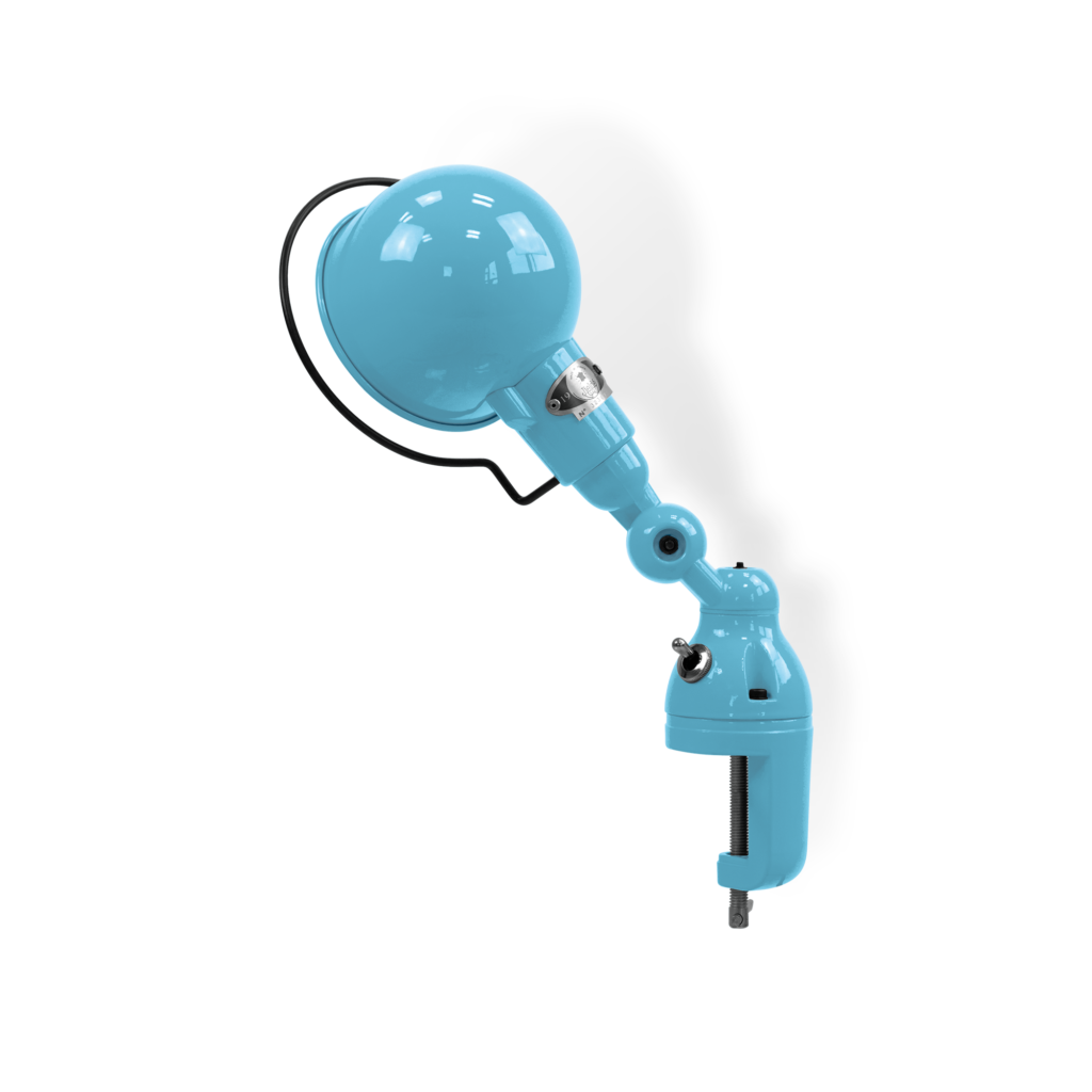 Signal SI302 bordlampe (m/klemme) fra Jieldé - Pastel blue / Blank
