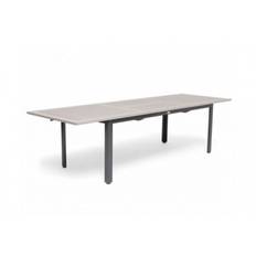 Nydala Havebord - 90x200/280 cm - Lys Grå