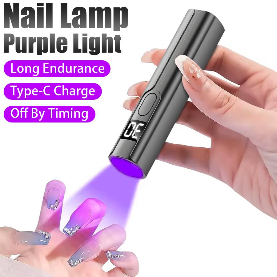 Professional Nail UV LED Lamp Desk With Display Rechargeable Portable Mini Nail Dryer Stand UV Lamp for Nails Art Removable