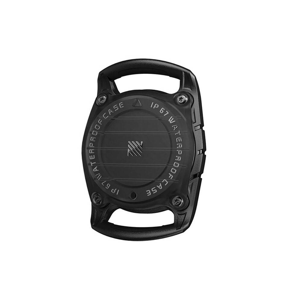 For AirTag Locator Hard Plastic Protect Case Waterproof Anti-Lost Anti-Scratch for Kids Pet Collar with Keychain Screw