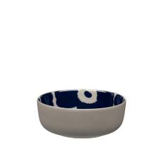 Marimekko - Unikko skål 40 cl terra, dark blue - Skålar - Sami Ruotsalainen - Beige