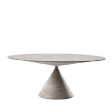Desalto Clay Bord - Stone Finish - Ø140cm. - Ghiaccio concrete D58