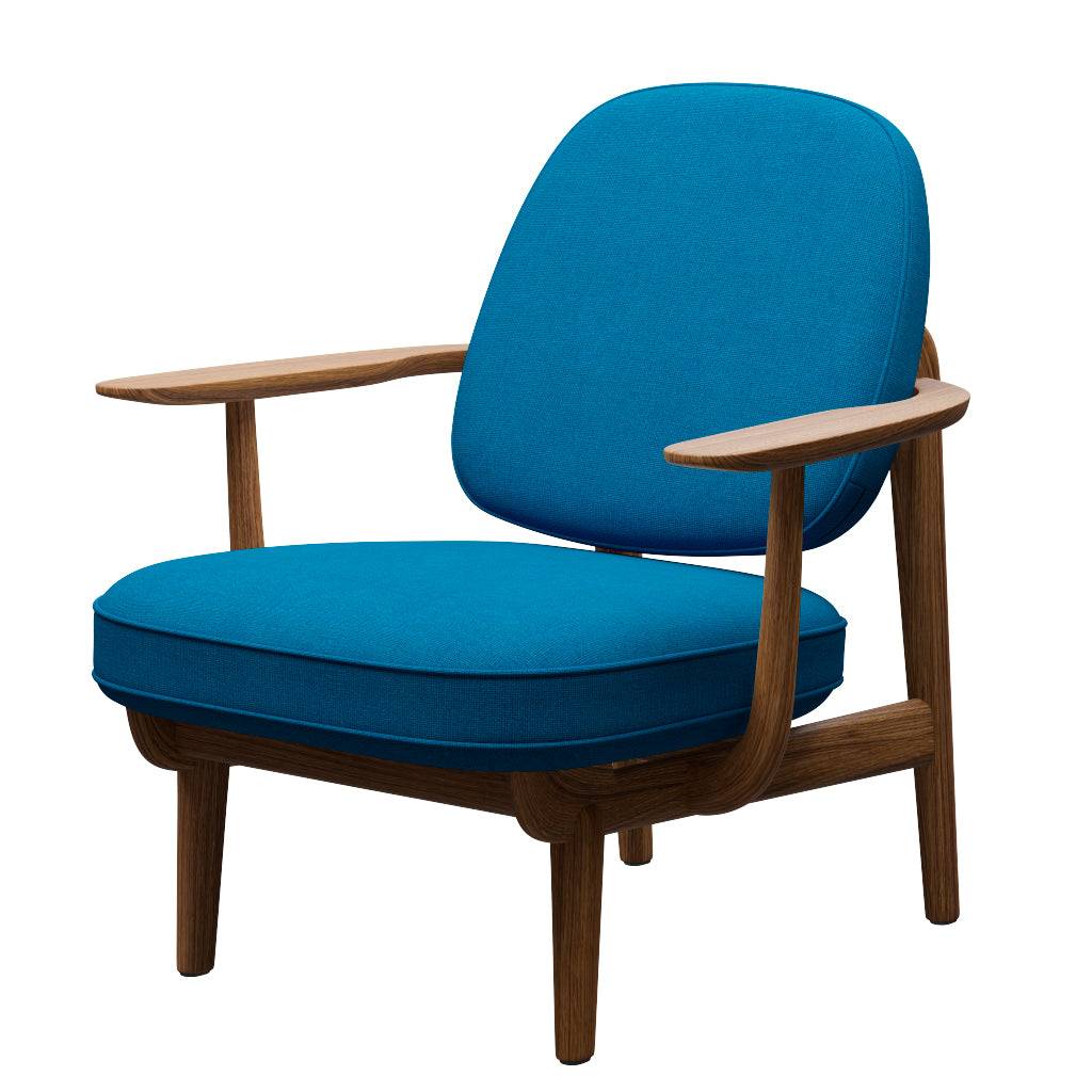 Fred Lænestol, olieret eg fra Fritz Hansen Hallingdal - 850 Turquoise - Jacobsen Plus
