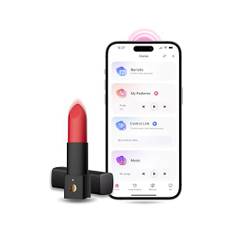 LOVENSE Exomoon Bluetooth Mini Bullet Vibrator med appkontrollerad, läppstiftsfjärrkontrollvibator för kvinnor, obegränsade anpassade vibrationslägen