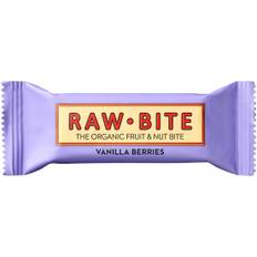 12 x Rawbite Vanilla Berry økologisk snackbar 50g