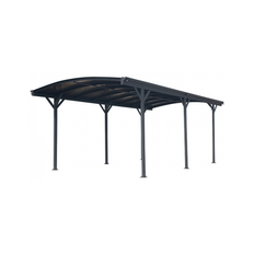 Westmann Bergen Carport i aluminium og polycarbonat H219 x B576 x D300 cm - Antracit