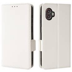 Samsung Galaxy Xcover6 Pro 5G - Læder cover / pung - Hvid