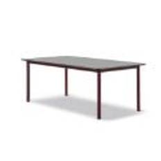 Fredericia Furniture 6631 Plan Bord 200x100 cm - Sort/Bordeaux