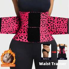 1 Pc Women Waist Trainer Girdle,Belt Waist Cincher , Wrap Waist Trainer ,Ab Belt Tummy Control Body Shaper With Triple Wrap Women Men,Waist Trainer Sh - Hot Pink - L,M,S,XL,XS,XXL
