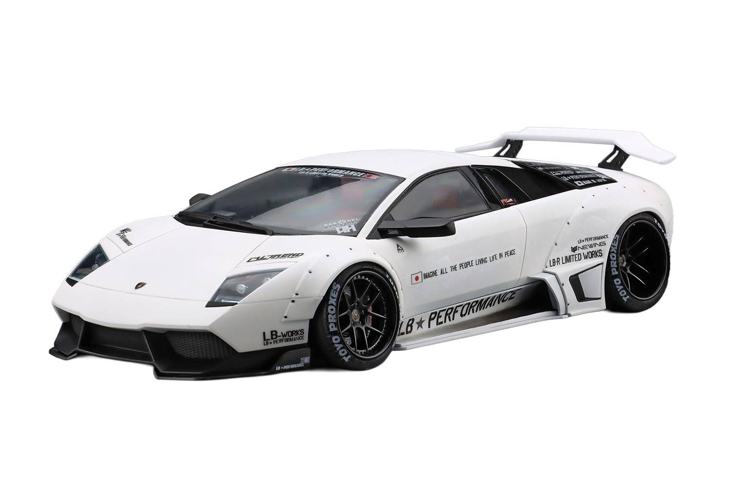 Aoshima Bunka Kyozai Liberty Walk LB Works Lamborghini Murcielago Plastic Model (AOSHIMA) 1/24 Ver.1
