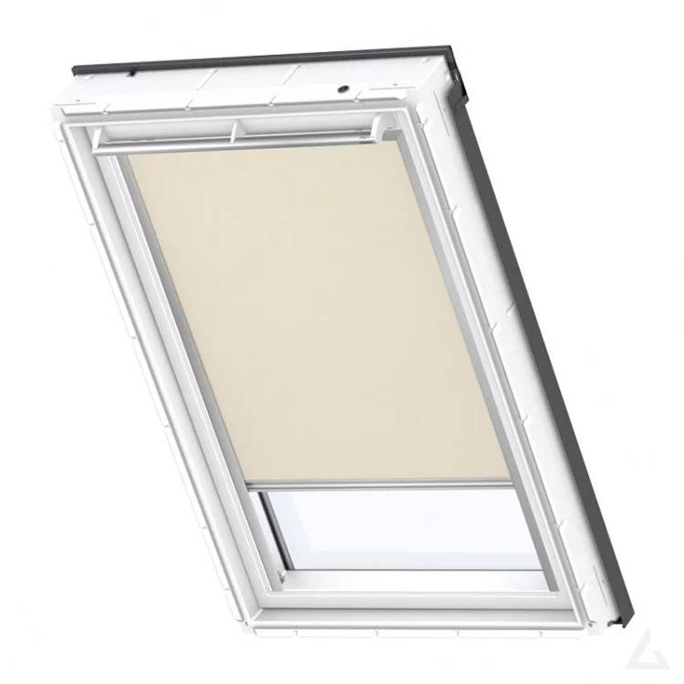 Velux mørklægningsgardin elek. DML SK06 4556 114x118cm mørk beige, elektrisk