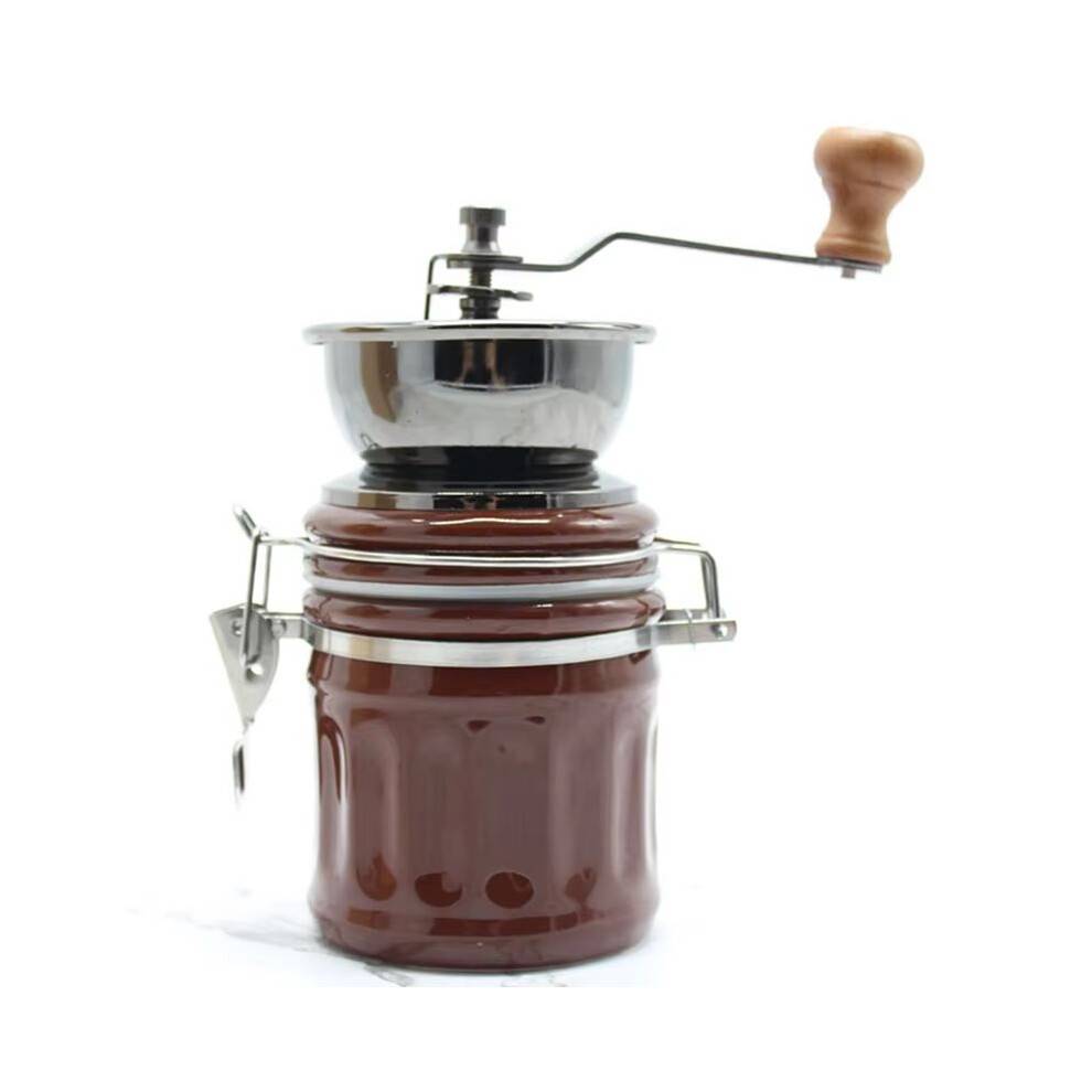 Manuell Kaffekvarn med Tvättbar Keramisk Kärna - Bärbar Handdriven Espressokvarn för Färskt Kaffe Var Som Helst