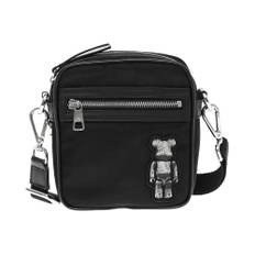 Neil Barrett, Väska, Herr, ONE Size, Nylon, Logo Nylon Crossbody Väska