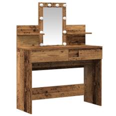 Sminkbord Gammalt trä 100 x 40 x 130 cm Konstruerat trä