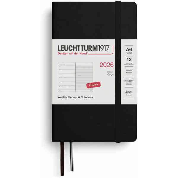 Kalender 2026 Leuchtturm1917 A6 Soft vecka/notes