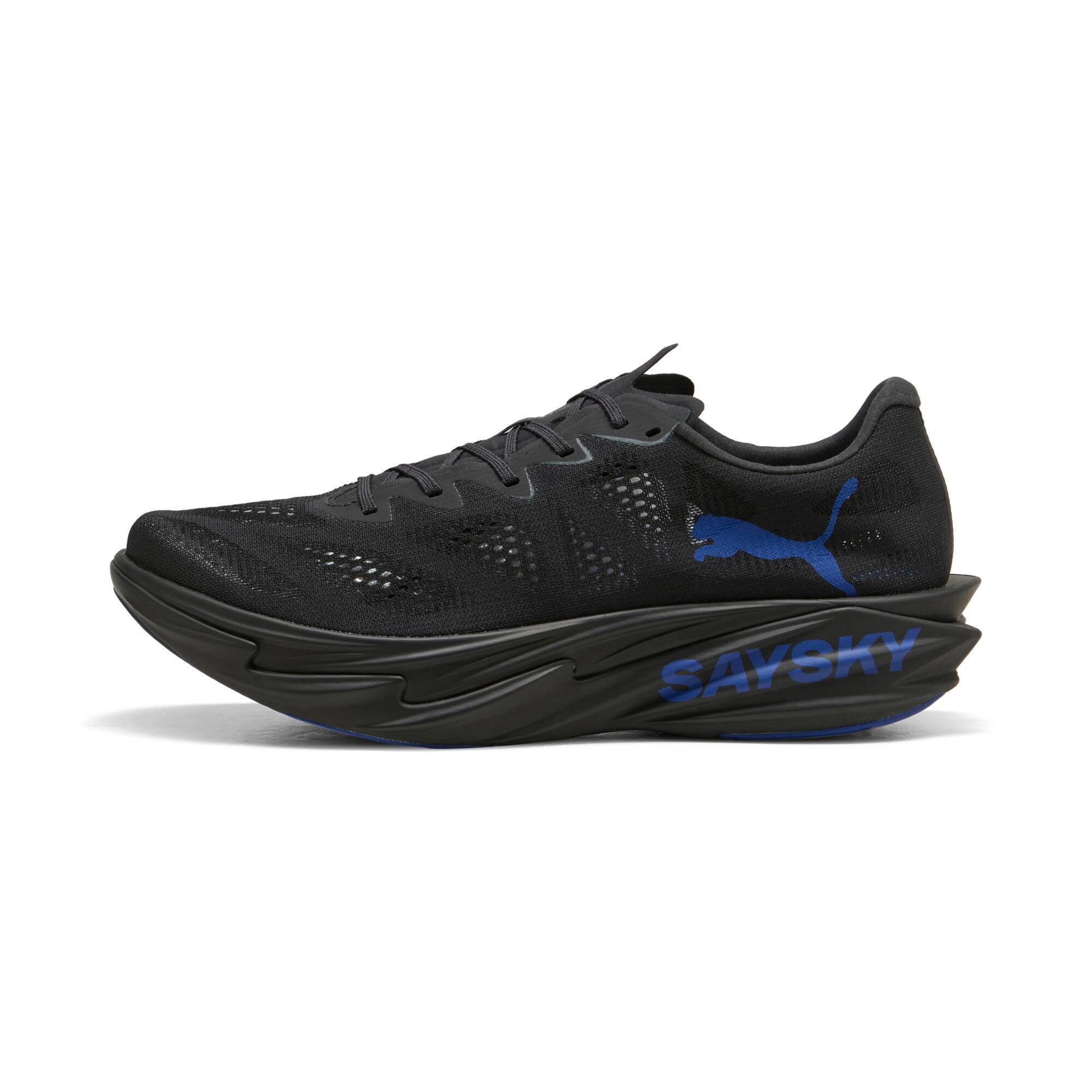 PUMA x SAYSKY Deviate NITRO™ Elite 4 Running Shoes Men, Fitness, Flat Dark Gray/Vivid Blue, 40