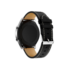 Garmin Venu 2 / Venu 3 Læderrem (45mm) i Sort - Terni Genuine Leather