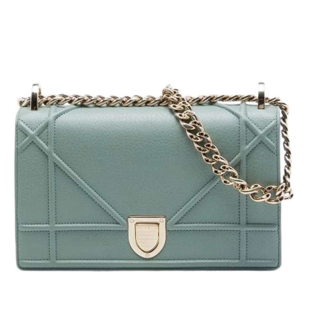 Dior Vintage Pre-owned Laeder dior-tasker - Vintage - Dame - Blå - ONE SIZE -