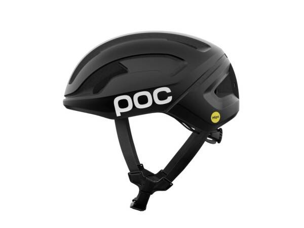 POC Omne Beacon MIPS cykelhjälm uranium black - Hjälmstorlek 50-56 cm - Svart