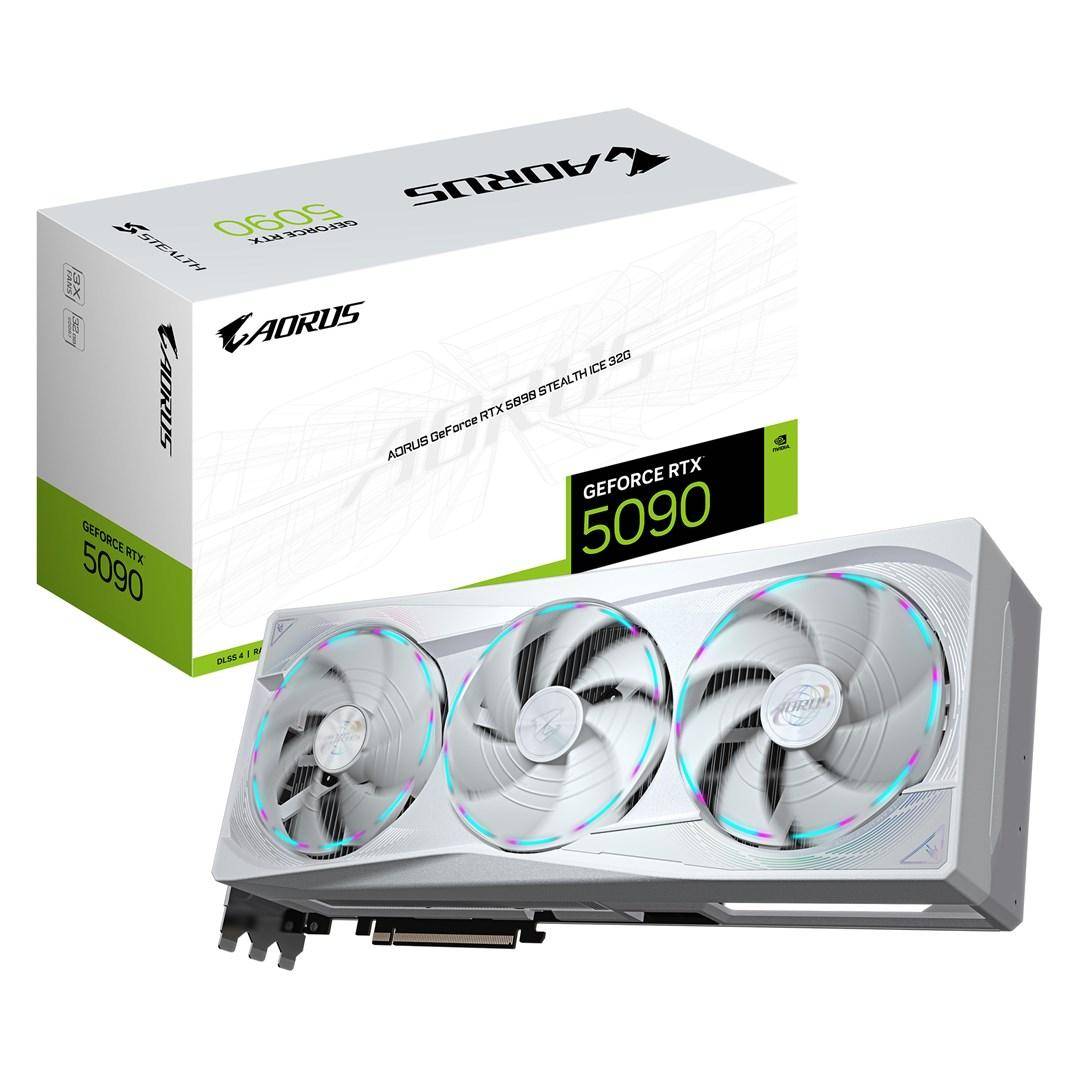 Gigabyte Aorus Rtx 5090 Stealth Ice 32Gb Grafikkort