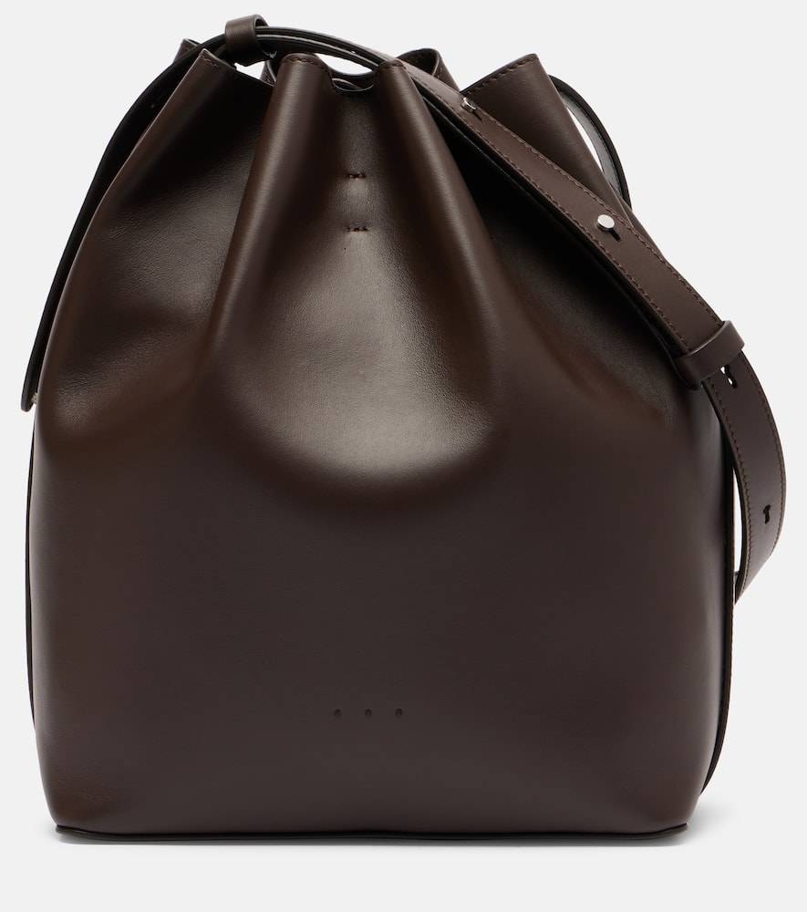 Aesther Ekme Bolso al hombro Marin Medium de piel - marrón - Talla Única