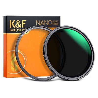 K&F Concept Variabelt ND-filter ND8-128 Nano X magnetisk  49 mm