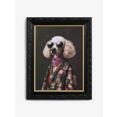 Next Black Glamourous Dressed Animal Print Wall Art