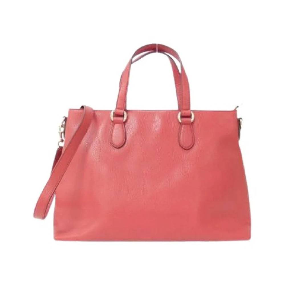 Gucci Vintage Pre-owned Vintage Håndtaske - Vintage - Dame - Rød - ONE SIZE - Læder