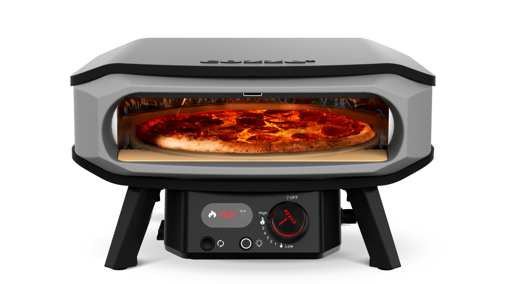 Cozze Gas Pizzaofen 17 Premium inkl. Hitzschild,Anschluß-Set
