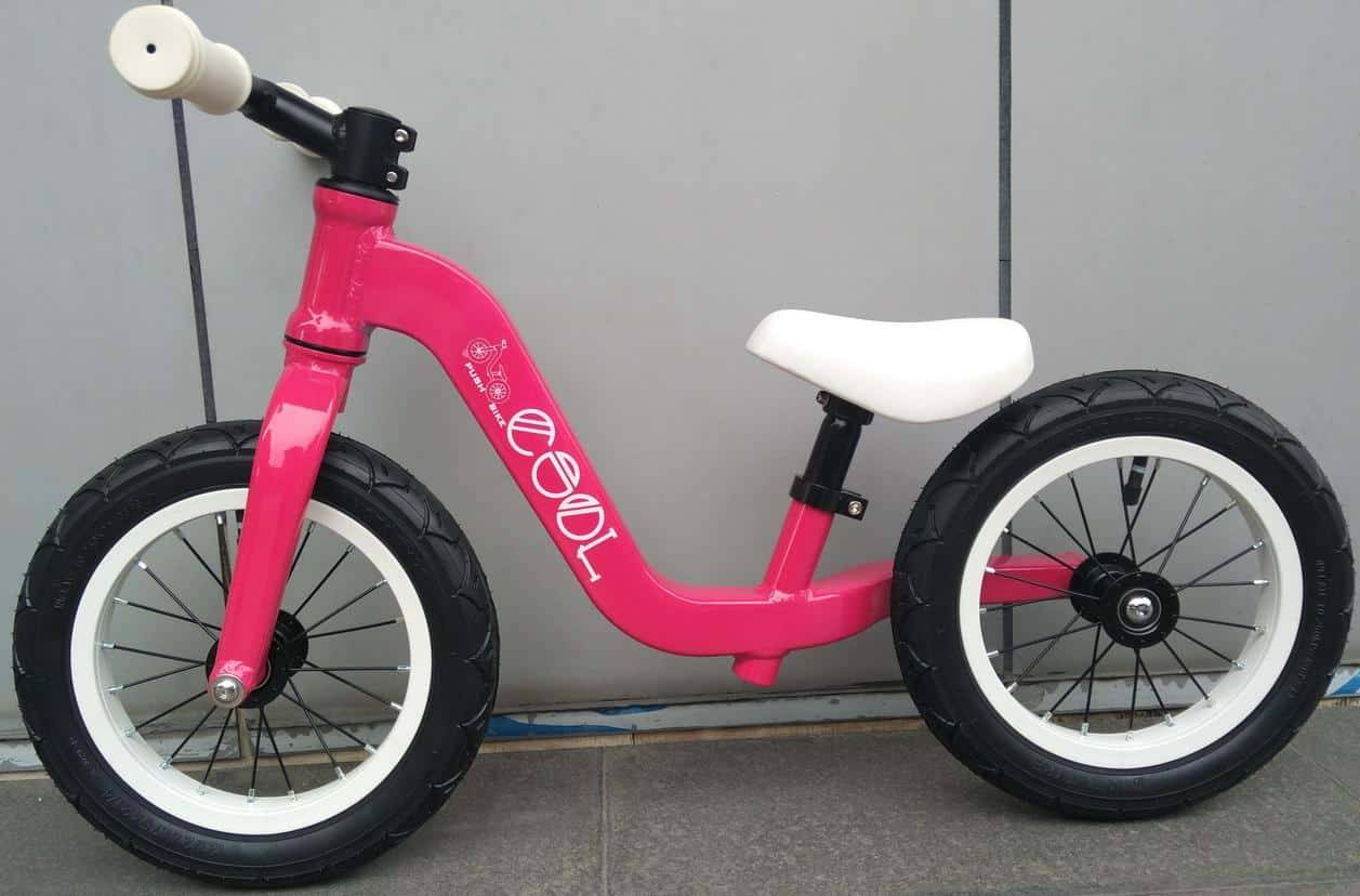 Cool løbecykel 12" Pink.