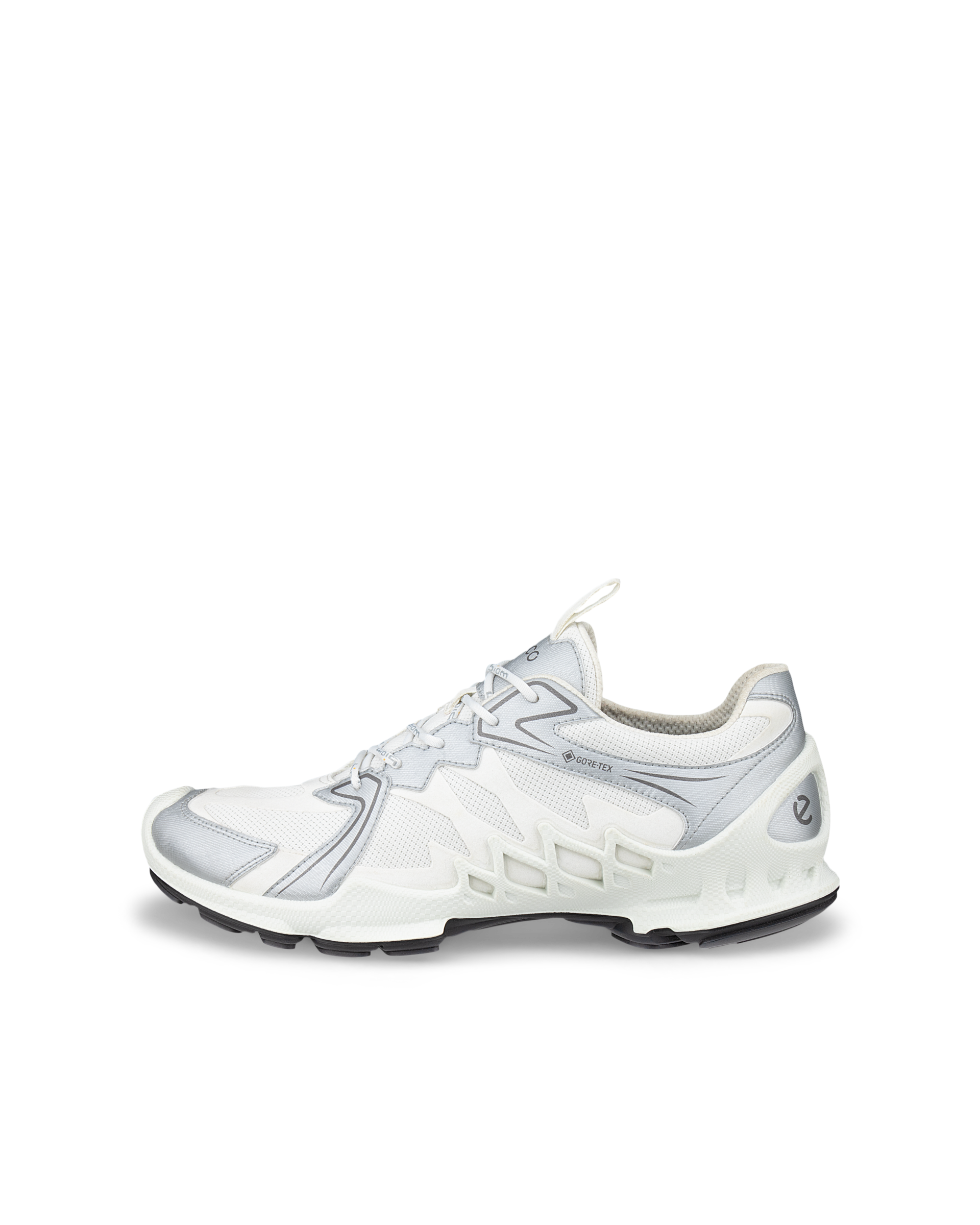 ECCO BIOM AEX - Baskets de plein air en toile Gore-Tex pour homme - Blanc - 40
