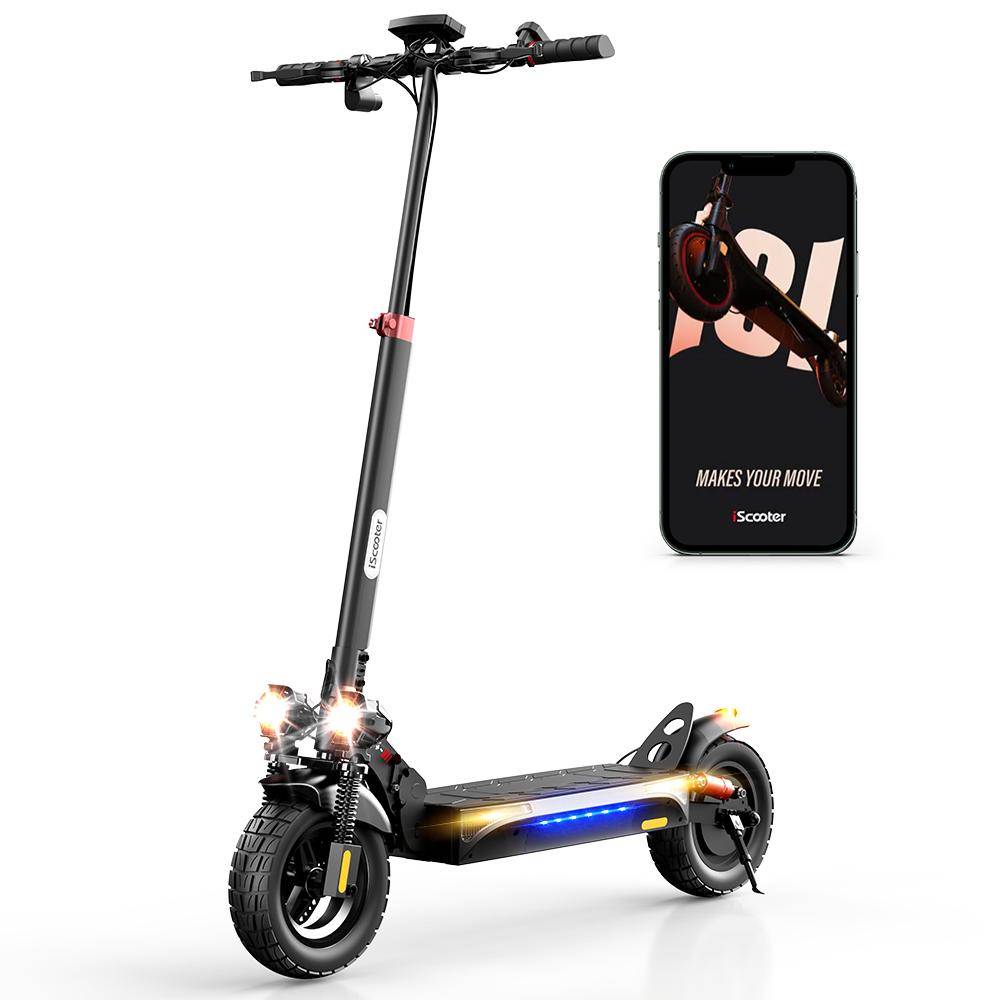 iSCOOTER iX4 Ingen ABE-certifikat Elektrisk Scooter Med App-styrning 800W Motor 48V15Ah Batteri 10 Tum Terrängdäck Vuxen E-Scooter