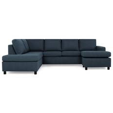 NEW YORK U-soffa Large Divan Höger Mörkblå - U-soffor