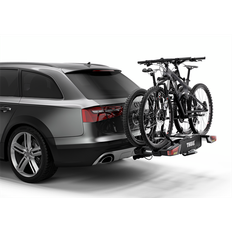 Thule EasyFold XT cykelplatform til 2 cykler til anhængertræk holder i sort/aluminium