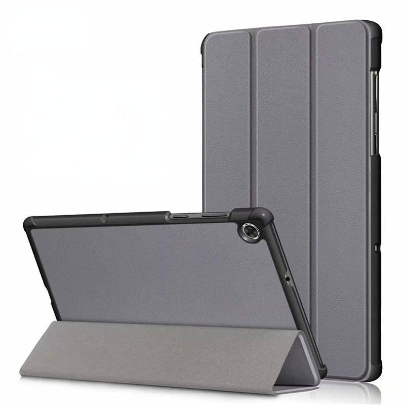 Fodral för Lenovo Tab M10 HD 10,1 TB-X306X TB-X605F TB-X505F Tablet Skal för Lenovo Tab M10 FHD Plus TB-X606F 10,3 tum+Fim+Penna grå färg
