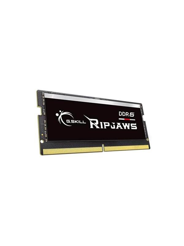 G.Skill Ripjaws SODIMM DDR5-4800 - 16GB - CL34 - Single Channel (1 pcs) - Intel XMP - Svart