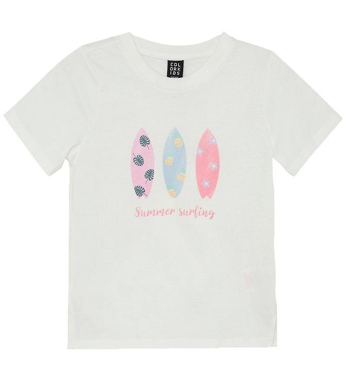 Color Kids T-shirt - Snow White m. Tryck - Color Kids - 6 år (116) - T-shirt