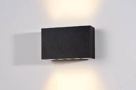 Funky væglampe up/down 2x5W med indbygget LED dæmpbar