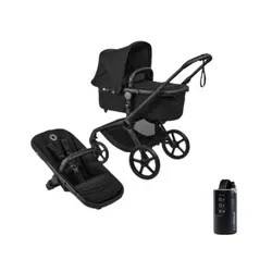 Bugaboo Fox 5 Renew Barnvagn & Sleepytroll Baby Rocker 2.0 Vagnskakare - Heritage Black