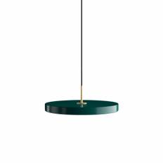 Asteria Pendel Medium Forest Green/Brass