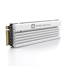 Oyen Digital Dash Pro 4 TB NVMe PCIe TLC NAND SSD med kylfläns, kompatibel med Sony PS5 intern M.2-kortplats