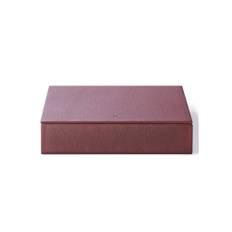Fredericia Furniture - Leather Box 8298 by August Sandgren - Kasser - Omni 293 Burnt Sienna - B27 x D21 x H7 cm