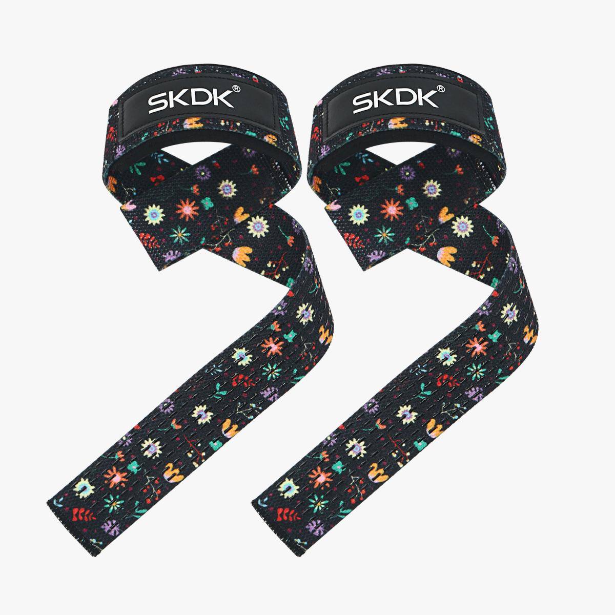 Skdk Anti-Slip Silicone Weightlifting Straps for Deadlifts Crossfit Strength Training Wrist Support Hand Grips