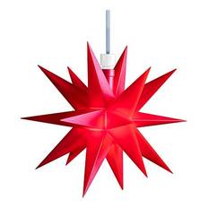 DecoTrend Sterntaler Midi-Stern Ø16cm Trafo Indoor rot