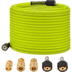 M MINGLE Hochdruckreiniger-Schlauch, 1,5 m x 0,6 cm – Ersatz-Waschschlauch mit Schnellverbindungs-Kits – Hochdruckschlauch mit M22 14 mm Armaturen – 3600 PSI