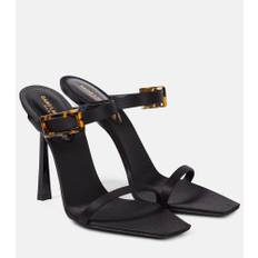 Saint Laurent Oud 110 satin sandals - black - EU 35